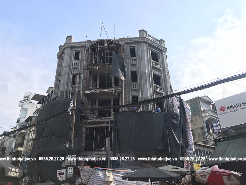 Cập nhật hình ảnh thi công nhà phố Thuỵ Khuê, Tây Hồ, Hà Nội