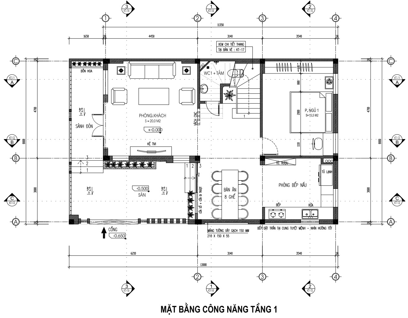 Bản Vẽ Nhà 3 Tầng 90M2 - Công Ty Cổ Phần Đầu Tư Và Xây Lắp Thịnh Phát