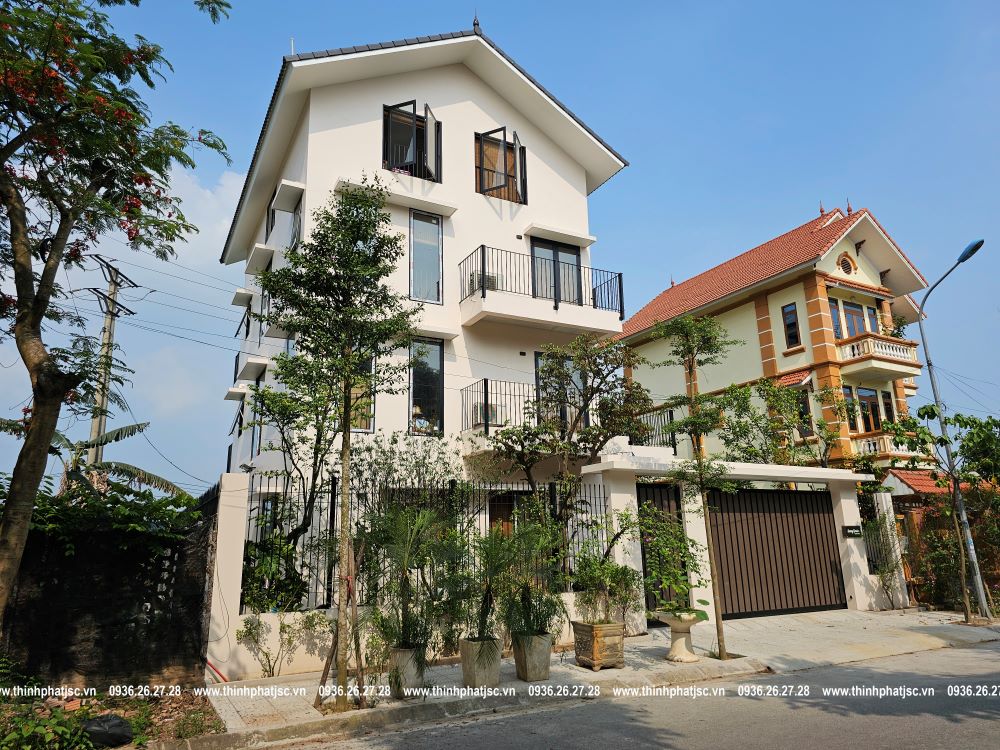 xây biệt thự trọn gói tại Mê Linh Hà Nội Chú nghĩa KDT Hà Phong 2024 2