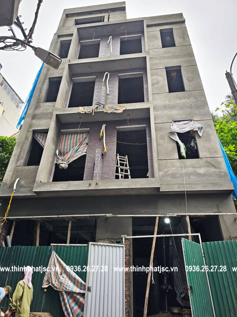 20 04 tiến độ công trình xây nhà trọn gói quận Hà Đông anh Minh 2