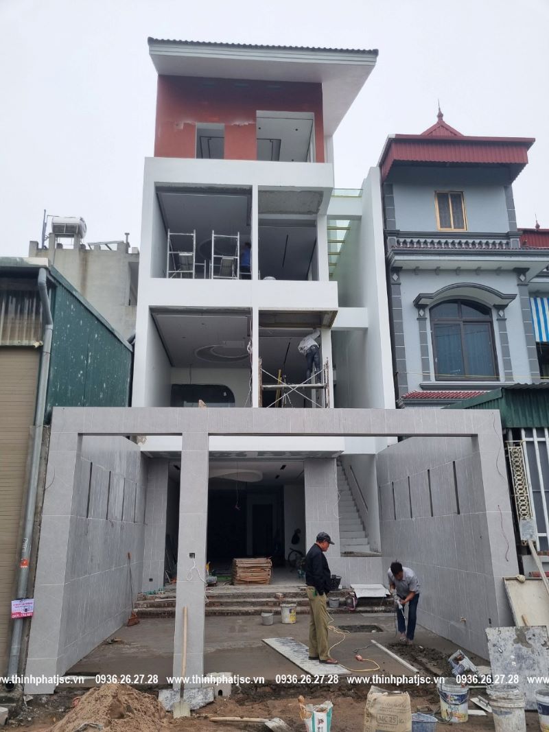 02 12 xây nhà trọn gói quận Long Biên thạch bàn tiến độ hoàn thiện 21