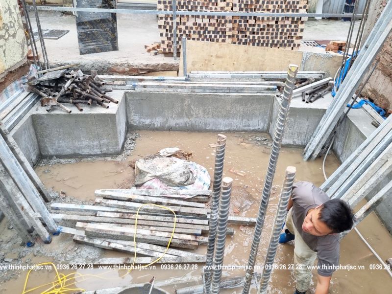 tiến độ thi công nhà phố tại Đức Giang Long Biên 16 05 2024 7