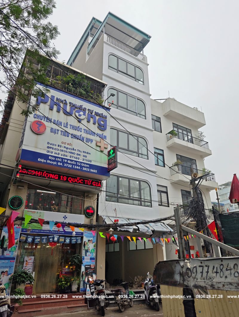 tiến độ hoàn thiện nhà phố Quốc Tử Giám 17 02 2025 2