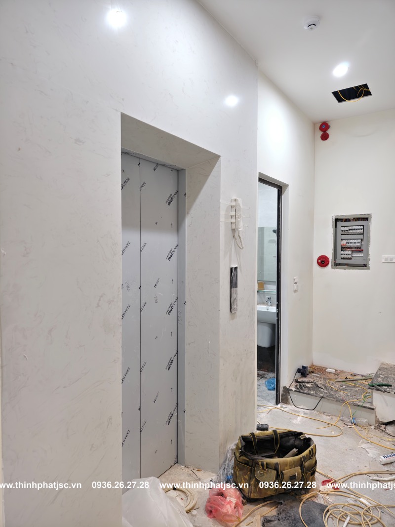 tiến độ hoàn thiện nhà phố Quốc Tử Giám 17 02 2025 3