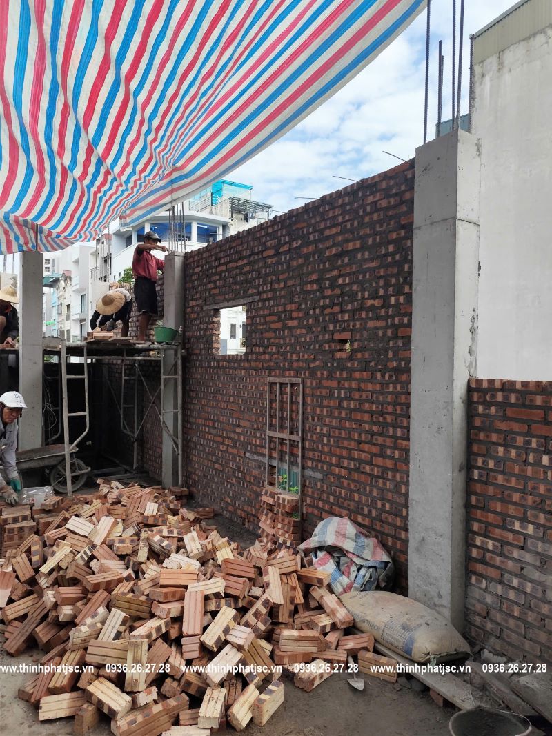 xây nhà trọn gói quận Long Biên anh Quân Giang Biên 2024 13