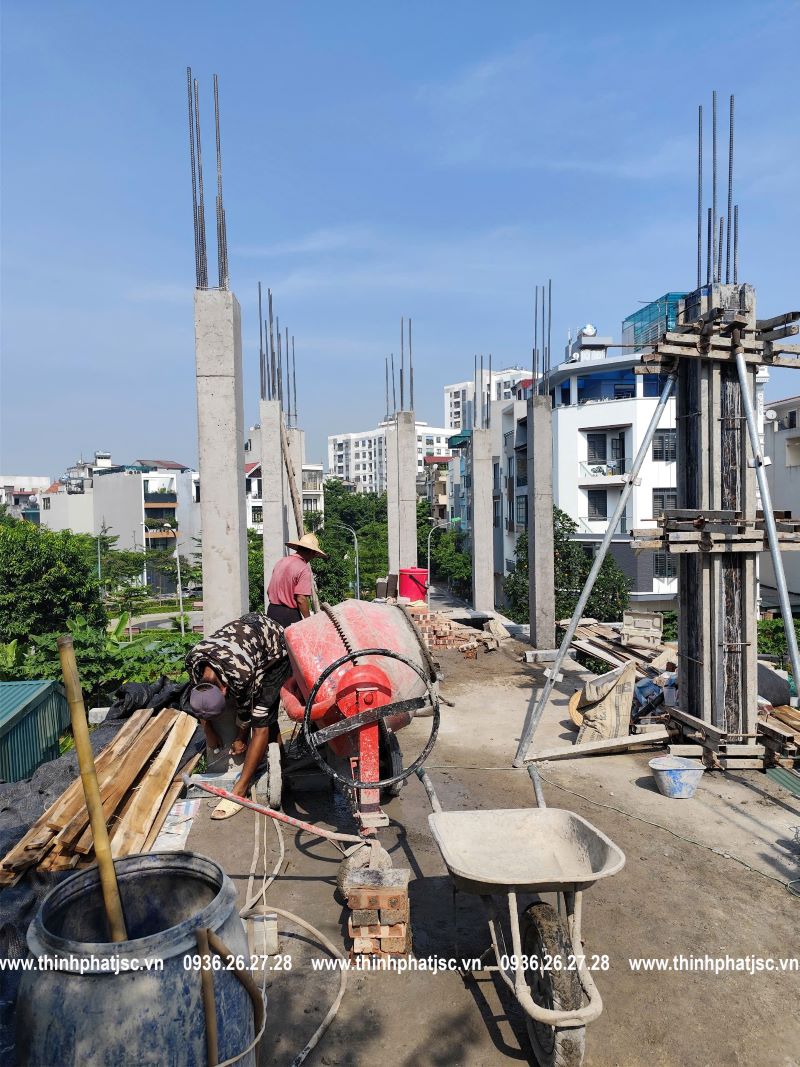 xây nhà trọn gói quận Long Biên anh Quân Giang Biên 2024 18