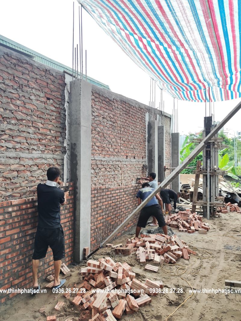 xây nhà trọn gói quận Long Biên A Quân tầng 1 4