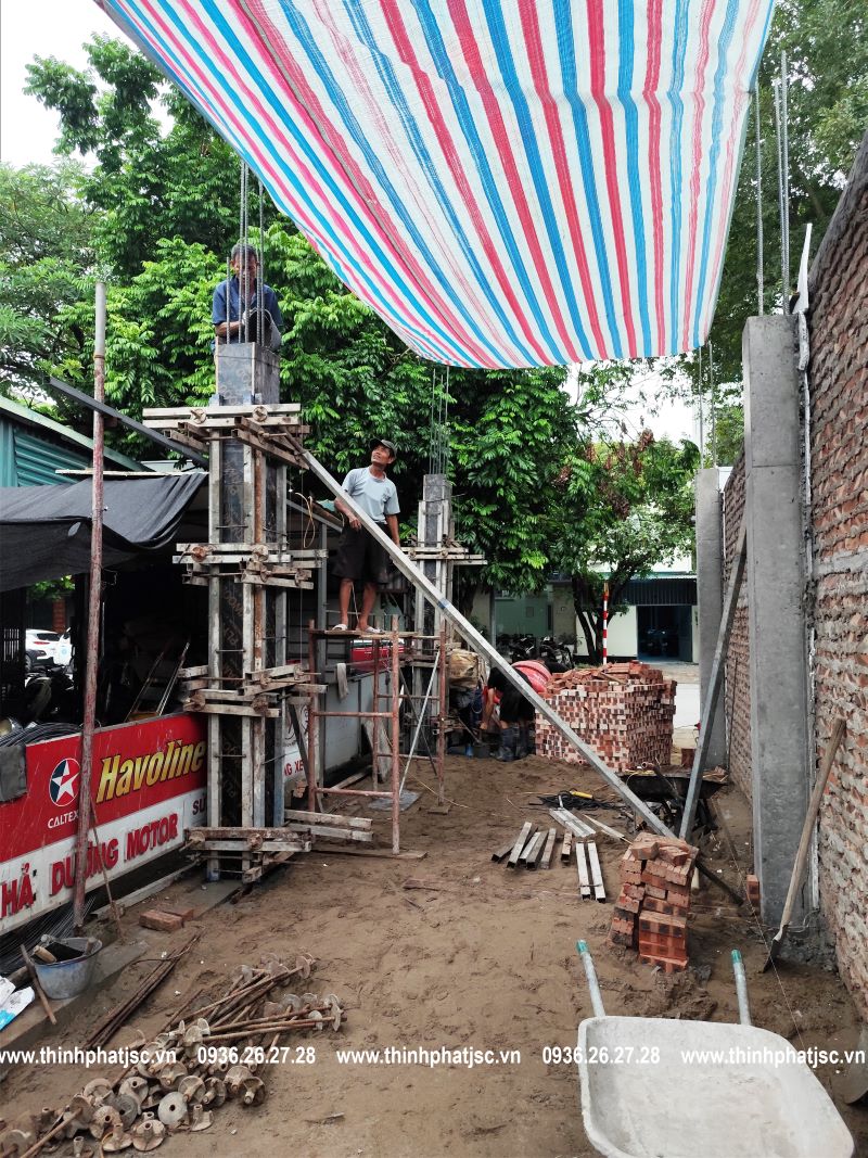xây nhà trọn gói quận Long Biên A Quân tầng 1 5