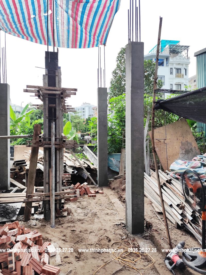 xây nhà trọn gói quận Long Biên A Quân tầng 1 7