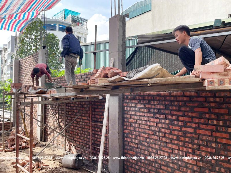 xây nhà trọn gói quận Long Biên A Quân tầng 1 9
