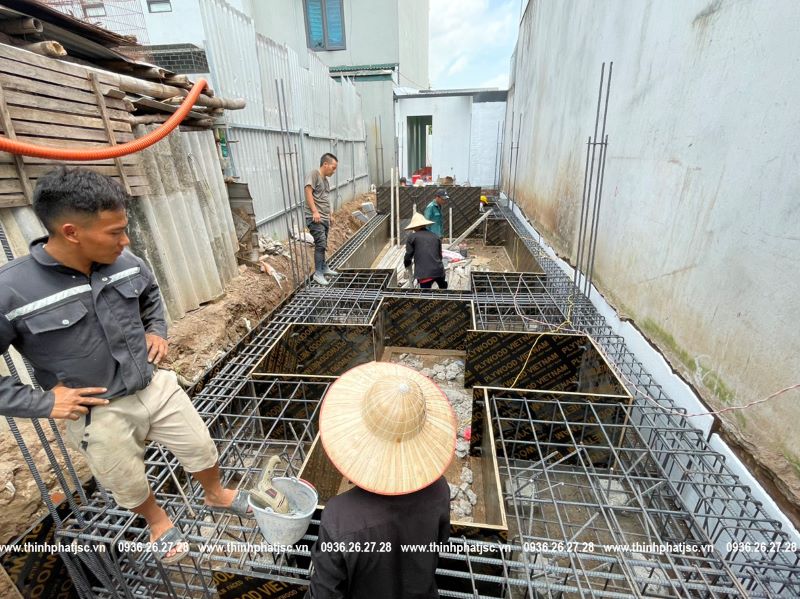 tiến độ thi công nhà anh Sơn Giang Biên 12.07.2024 5