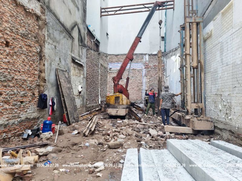 xây trọn gói quận hoàng mai tiến độ ct đền lừ 04 11 2024 2