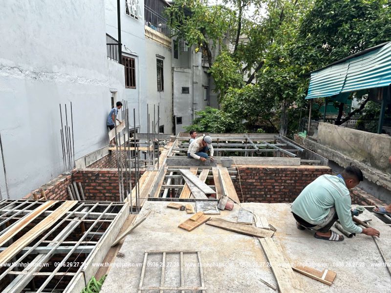 xây nhà trọn gói quận Đống Đa cô hà Thái Thịnh 14 10 2024 24