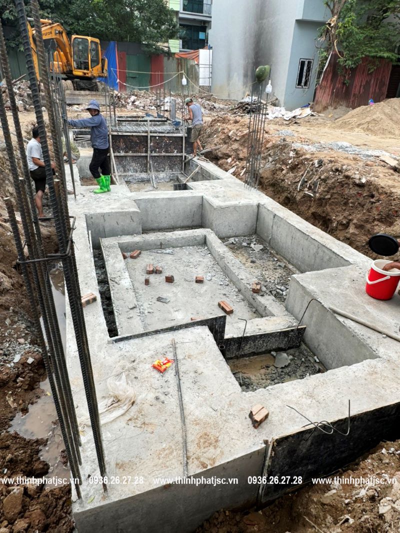 tiến độ công trình Mộ Lao 06.08 2024 18