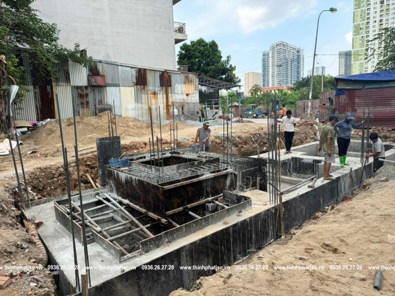 tiến độ công trình Mộ Lao 06.08 2024 19
