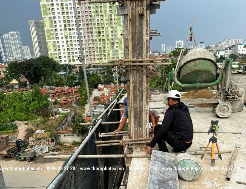 xây nhà trọn gói quận hà đông tiến độ công trình mộ lao 26 09 2024 3