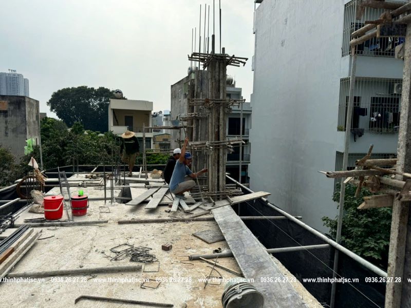 xây nhà trọn gói quận hà đông tiến độ công trình mộ lao 26 09 2024 4
