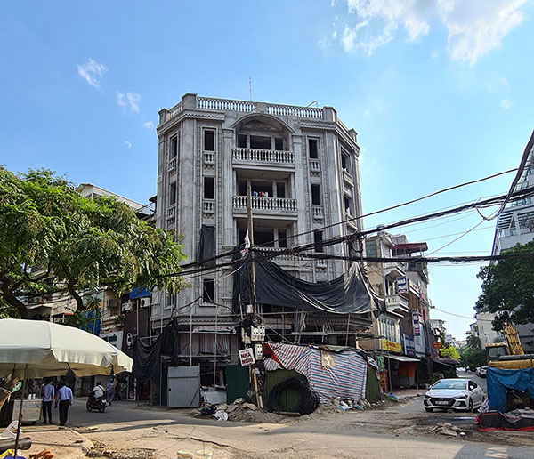 Hình ảnh nhà phố Thuỵ Khuê, Tây Hồ tháng 6/2021