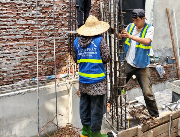 Quy trình thi công cột bê tông cốt thép tại Thịnh Phát